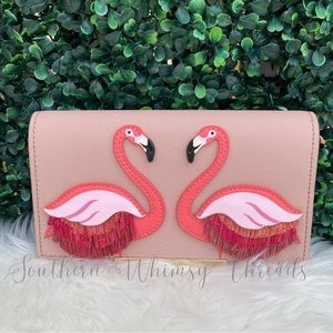 Kate Spade Heritage Make It Mine Flamingo Flap